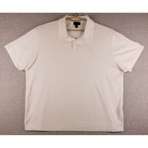 Magaschoni Men's Shirt Short Sleeve Polo White XXL‎ 2XL